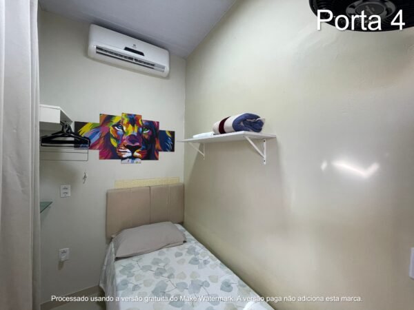 Quarto Individual Prático e Econômico em Boa Vista, Roraima (P4)